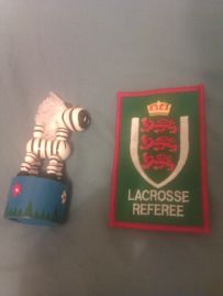 Jimmy's Level 1 Badge and the coveted Zebra for highest quiz score!